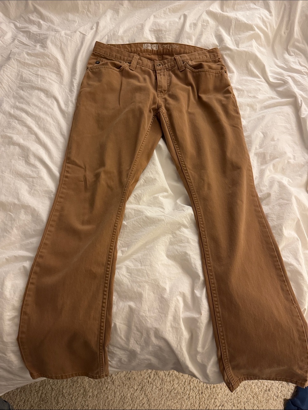 Men's Brown straight leg Jeans